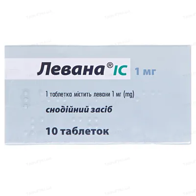 Левана IC таблетки по 1 мг №10