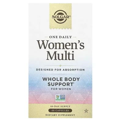 Вітамінно-мінеральний комплекс для жінок Solgar One Daily Women's Multi капсули №60