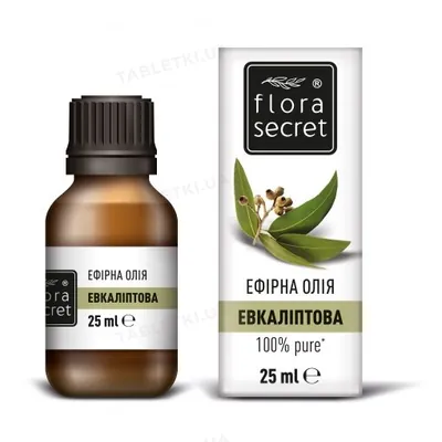 Олія ефірна Flora Secret евкаліптова, 25 мл