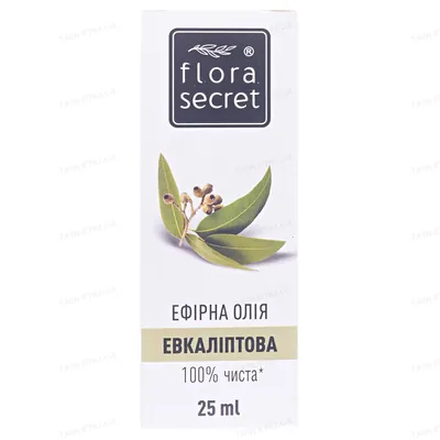 Олія ефірна Flora Secret евкаліптова, 25 мл