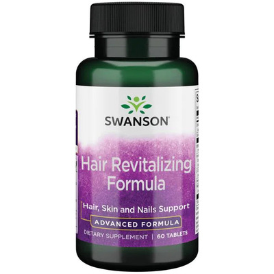 Комплекс для краси волосся, шкіри та нігтів Swanson Hair Revitalizing Formula таблетки №60