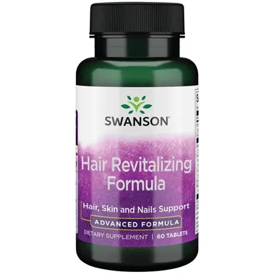 Комплекс для краси волосся, шкіри та нігтів Swanson Hair Revitalizing Formula таблетки №60