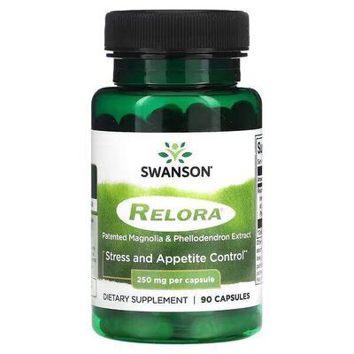 Релора Swanson Relora (Patented Magnolia & Phellodendron Extract) 250 мг, 90 капсул