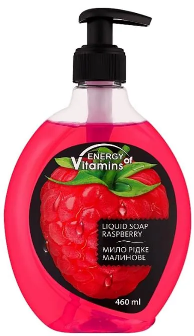 Мило рідке Energy of Vitamins малинове, 460 мл