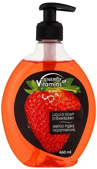 Мило рідке Energy of Vitamins полуничне, 460 мл