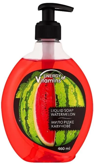 Мило рідке Energy of Vitamins кавунове, 460 мл