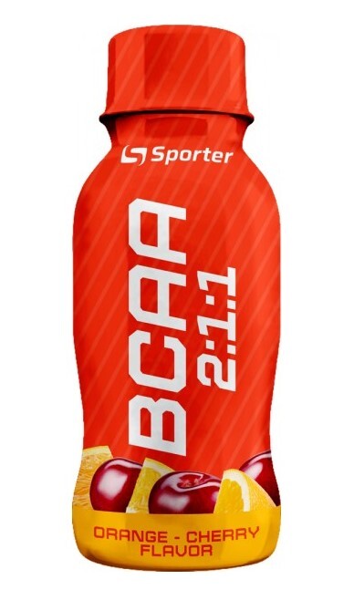 Амінокислоти Sporter BCAA 2:1:1 апельсин-вишня, 100 мл