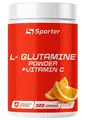 L-глютамін + Вітамін C Sporter L-Glutamine + Vitamin C апельсин, 300 г