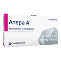 Атера А таблетки по 40 мг/5 мг №28 (14х2)