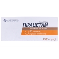 Пирацетам таблетки, п/о по 200 мг №60 (10х6)