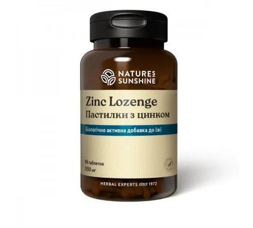 Пастилки с цинком Nature's Sunshine (NSP) Zinc Lozenge, 96 таблеток
