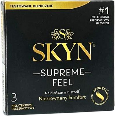 Презервативы Skyn ??Supreme Feel ультратонкие, 3 штуки