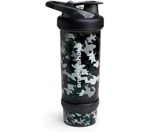 Шейкер Smart Shake Revive 2-х компонентний чорний камуфляж, 750 мл