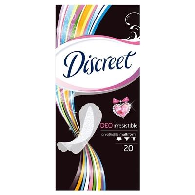 Прокладки ежедневные Discreet Deo Irresistible Multiform, 20 штук