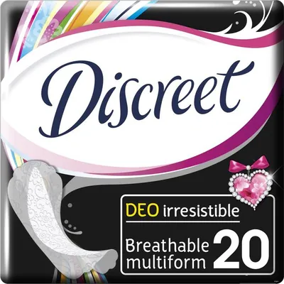 Прокладки щоденні Discreet Irresistible Deo Multiform, 20 шт