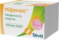 Міфенакс капсули тв. по 250 мг №100 (10х10)