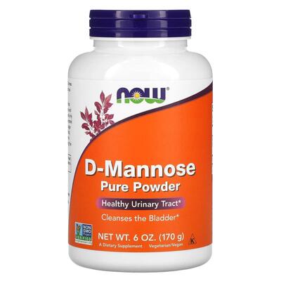 D-маноза Now D-Mannose Pure Powder, 170 г