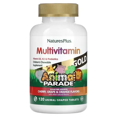 Вітаміни для дітей Nature's Plus Multi-Vitamin Animal Parade асорті смаків, 120 таблеток