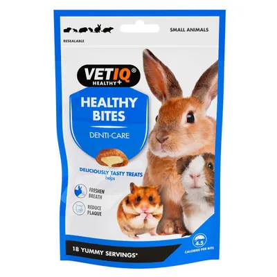 Ласощі для гризунів VetIQ Healthy Bites Denti-care для очищення порожнини рота, 30 г