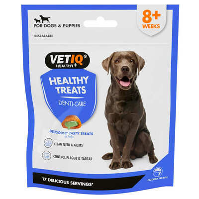 Лакомство для собак VetIQ Healthy Treats Denti-care с уткой для чистки зубов, свежести дыхания, 70 г