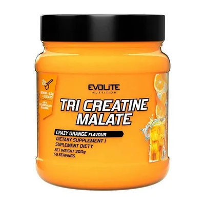 Креатин Evolite Nutrition Tri Creatine Malate апельсин, 300 г
