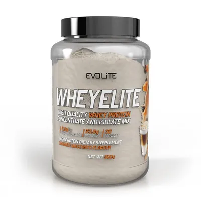 Протеїн сироватковий змішаний Evolite Nutrition Wheyelite карамельний макіато, 900 г