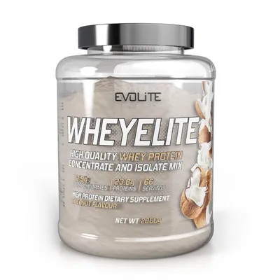 Протеїн сироватковий змішаний Evolite Nutrition Wheyelite кокос, 2000 г