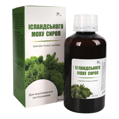 Ісландського моху сироп по 200 мл у флак. Ronpharm