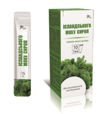 Исландского мха сироп по 15 мл №10 в стиках Ronpharm