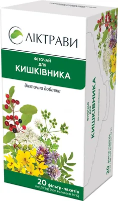 Фіточай Ліктрави для кишківника по 1,5 г №20 у філ.-пак.