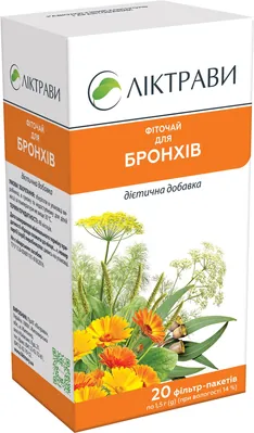 Фіточай Ліктрави для бронхів по 1,5 г №20 у філ.-пак.