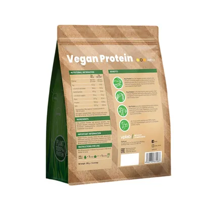 Протеїн рослинний змішаний VPLab Vegan Protein ваніль, 500 г