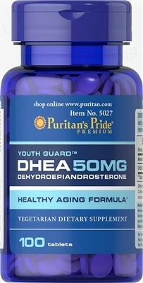 ДГЭА Puritan's Pride DHEA 50 мг, 100 таблеток