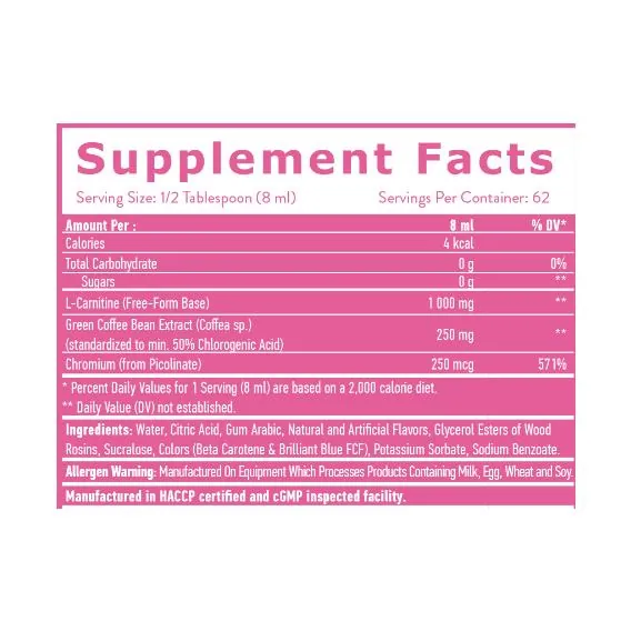 L-карнітин Haya Labs Advanced Liquid L-carnitine зі смаком апельсину, 500 мл