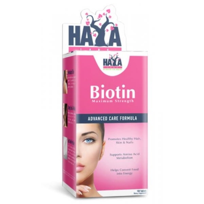 Биотин Haya Labs Biotin Maximum Strength 10000 мкг таблетки №100