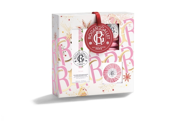 Набор Roger&Gallet Роза (вода 100 мл + мыло 50 г + таблетки для ванны 3 х 25 г)