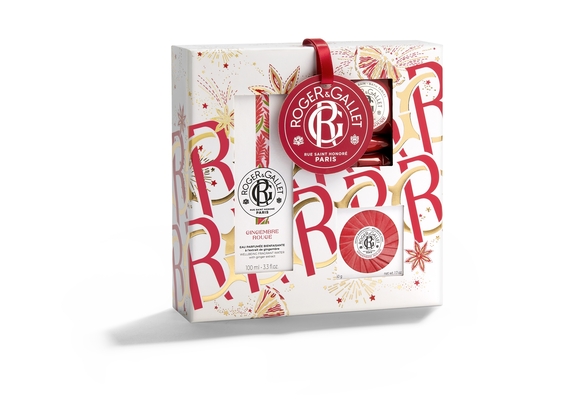 Набор Roger&Gallet Красный имбирь (вода 100 мл + мыло 50 г + таблетки для ванны 3 х 25 г)
