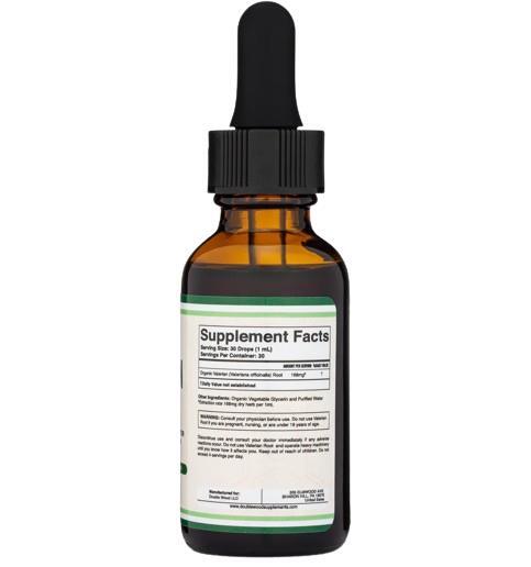 Валеріани корінь Double Wood Valerian Root Drops 168 мг в 1 мл, 30 мл