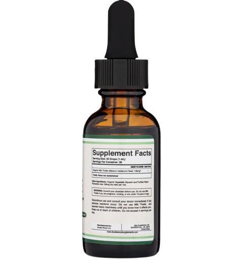Расторопша Double Wood Milk Thistle Organic Seed 108 мг в 1 мл, 30 мл