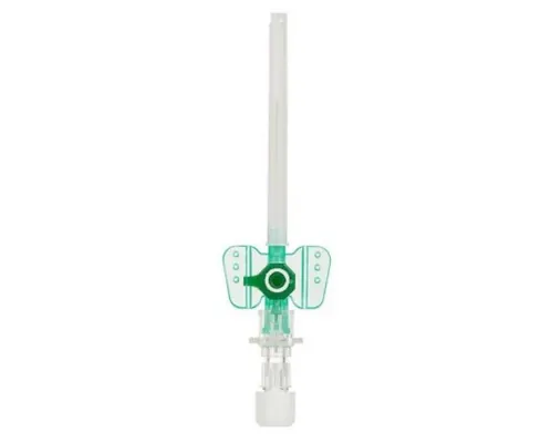 Канюля внутрішньовенна B.Braun Vasofix Braunule 18G x 1 3/4" 103 мл/хв, (1,3 x 33 мм ) зелена, 1 штука