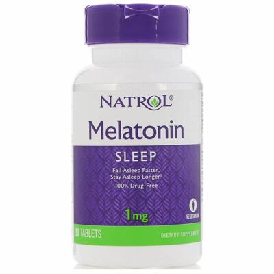Мелатонин Natrol Melatonin 1 мг, 90 таблеток