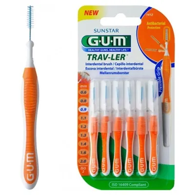 Інтердентальні щітки GUM Trav-Ler, 0,9 мм, 6 шт