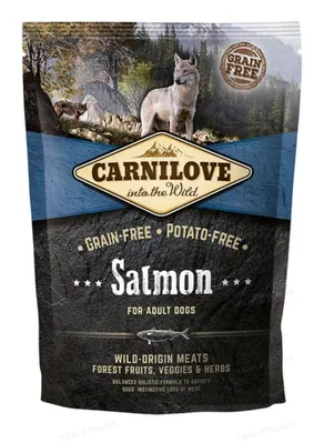 Корм сухий для дорослих собак усіх порід Carnilove Salmon Adult з лососем, 1,5 кг