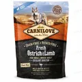 Корм сухий для дорослих собак дрібних порід Carnilove Fresh Ostrich & Lamb зі страусом та ягням, 1,5 кг