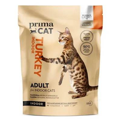 Корм сухий для котів Prima Cat Turkey Cat Food For Adult Indoor Cats з індичкою, 1,4 кг