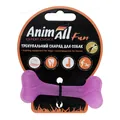 Іграшка для собак AnimAll Fun Кістка 8 см фіолетова