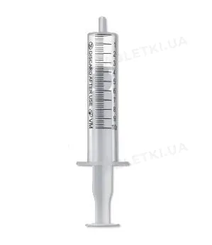 Шприц 10 мл Vogt Medical 2-х компонентний з голкою 21G (0,8 мм x 40 мм), 1 штука