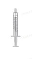 Шприц 2 мл Vogt Medical 2-х компонентний з голкою 23G (0,6 мм x 30 мм), 1 штука