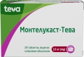Монтелукаст-Тева таблетки, п/плен. обол. по 10 мг №28 (7х4)