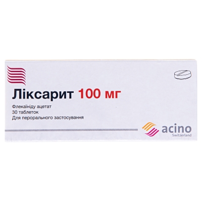 Ликсарит таблетки по 100 мг №30 (15х2)